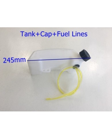 Gas Petrol Tank + Cap 43cc 47cc 49cc Mini Scooter Quad Dirt Bike ATV Go Kart