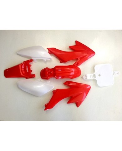 BLACK RED BLUE WHITE Plastics Guard Fairing Fender Kit CRF50 110/125cc PIT PRO Dirt Bike