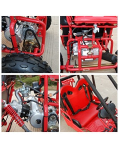 90cc Offroad Dune Buggy Quad ATV Teen Twin Seat Gokart Kids  Under 12yrs 110/125