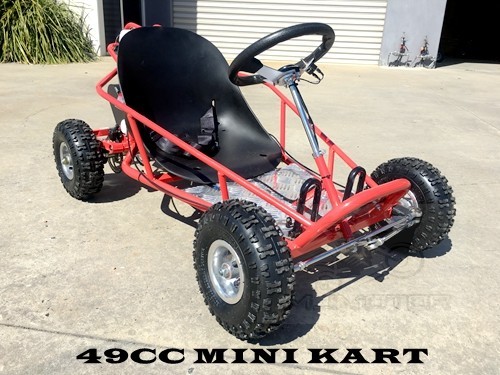 2017 Brand New 49cc Mini Go Kart 4 Wheeler Kids 2 Stroke Buggy Quad Atv black