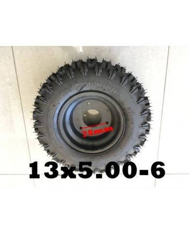 13x5.00-6 6" inch Wheel Rim + Tyre Tire 3 Stud Go Kart Trike Quad ATV Buggy