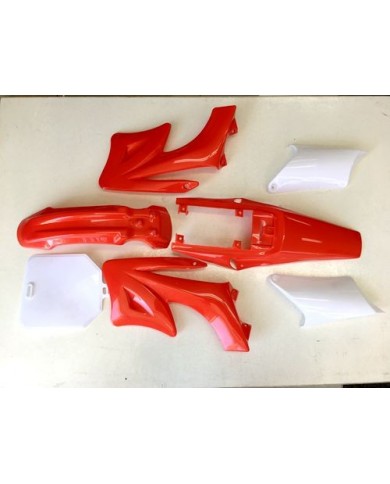 RED APOLLO ORION Plastics Guard Fender Fairing Kit 125cc 250cc PIT PRO Dirt Bike
