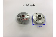 Pair (x2) wheel hub 17mm 17 spline 3 stud Go kart buggy drift trike quad atv