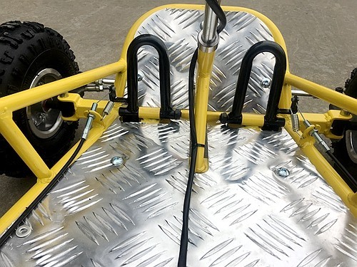 Brand New 49cc Mini Go Kart 4 Wheeler Kids 2 Stroke Buggy Quad Atv Yellow