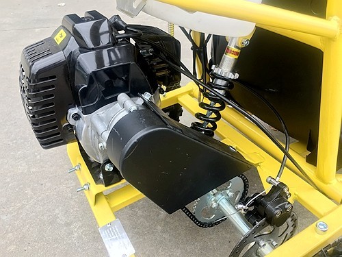 Brand New 49cc Mini Go Kart 4 Wheeler Kids 2 Stroke Buggy Quad Atv Yellow