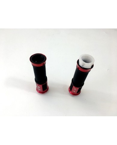 Pair of 7/8" 22mm Universal Motorcycle Motorbike Handlebar Hand Grips Red