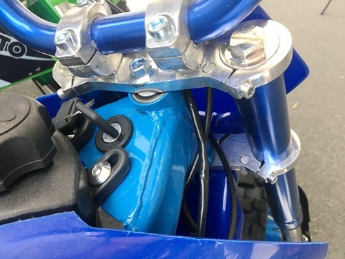 35mm Front Fork Lower Upper Triple Tree Stem Clamp 49cc Mini Pocket Dirt Bike