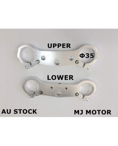 35mm Front Fork Lower Upper Triple Tree Stem Clamp 49cc Mini Pocket Dirt Bike