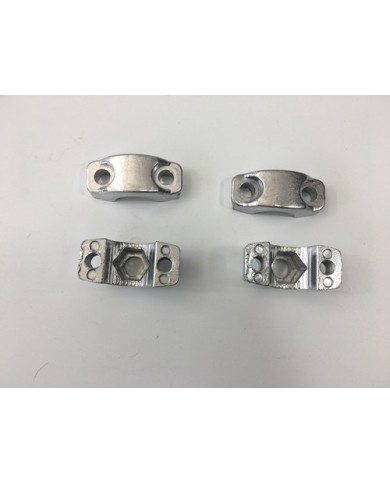 Handlebar Bar Risers Mount Bracket Clamp Taper For 47cc 49cc Mini Bike 22mm