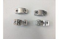 Handlebar Bar Risers Mount Bracket Clamp Taper For 47cc 49cc Mini Bike 22mm
