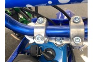 Handlebar Bar Risers Mount Bracket Clamp Taper For 47cc 49cc Mini Bike 22mm