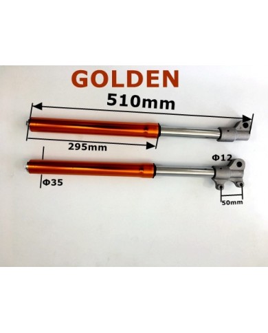 FRONT UPSIDE DOWN FORKS MINI DIRT POCKET BIKE 47cc 49cc A PAIR COLORS