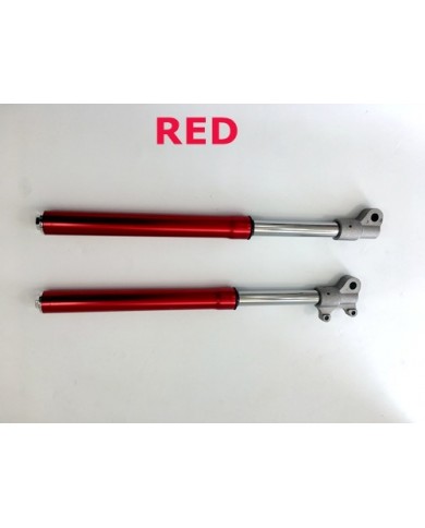 FRONT UPSIDE DOWN FORKS MINI DIRT POCKET BIKE 47cc 49cc A PAIR COLORS
