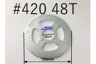 48 Teeth 420 Rear Back Chain Sprocket Cog TRAIL QUAD DIRT BIKE ATV Buggy Gokart
