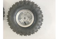 4.10- 4" Inch Rear Wheel Rim + Tyre Tire 49cc Mini Quad Bike ATV Buggy 16 Spline