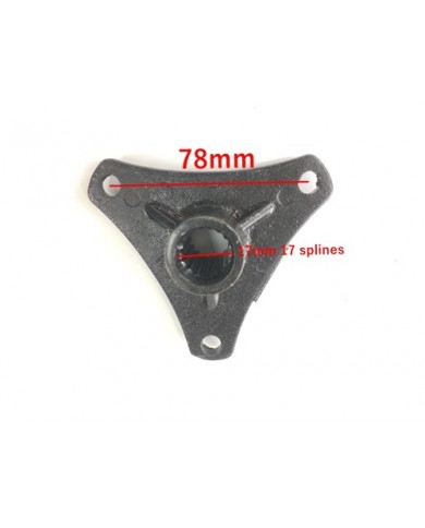 17MM WHEEL HUB 3 STUD 17MM AXLE  ATV QUAD GO KART DRIFT TRIKE FRONT WHEEL 17 SPLINES