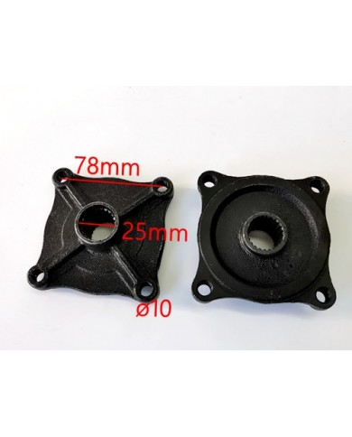 23T Spline 4 Stud Rear Axle Wheel Hub Quad Dirt Bike ATV Buggy 25mm