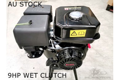 9HP 2:1 Reduction Gear Box Stationary Motor Engine Wet Clutch 4 Go Kart Trike