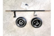TRAINING WHEELS FOR 49CC 2 STROKE DIRT BIKE PIT BIKE 2 WHEEL REAL SIDE FOOTREST