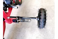 TRAINING WHEELS FOR 49CC 2 STROKE DIRT BIKE PIT BIKE 2 WHEEL REAL SIDE FOOTREST