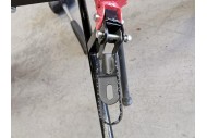 TRAINING WHEELS FOR 49CC 2 STROKE DIRT BIKE PIT BIKE 2 WHEEL REAL SIDE FOOTREST