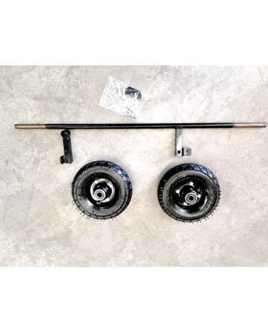 TRAINING WHEELS FOR 49CC 2 STROKE DIRT BIKE PIT BIKE 2 WHEEL REAL SIDE FOOTREST