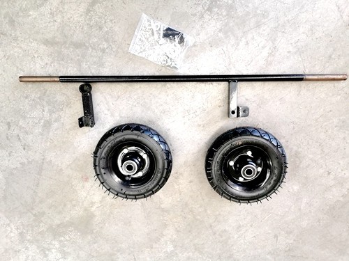 TRAINING WHEELS FOR 49CC 2 STROKE DIRT BIKE PIT BIKE 2 WHEEL REAL SIDE FOOTREST