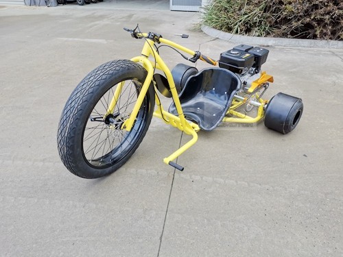 9HP 270CC MOTORISED DRIFT TRIKE HUFFY SLIDER FAT BOY GOKART FATBOY DT4 FULL SIZE