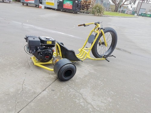 9HP 270CC MOTORISED DRIFT TRIKE HUFFY SLIDER FAT BOY GOKART FATBOY DT4 FULL SIZE