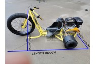 9HP 270CC MOTORISED DRIFT TRIKE HUFFY SLIDER FAT BOY GOKART FATBOY DT4 FULL SIZE