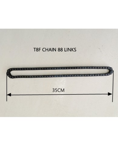 Black T8F 88 Links Drive Chain PIT Quad Dirt Bike Buggy Trike Kart
