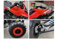 125CC ATV Sport Quad Dirt Bike 4 Wheel Buggy Go kart Rear Rack Semi Auto 3+1
