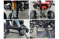 125CC ATV Sport Quad Dirt Bike 4 Wheel Buggy Go kart Rear Rack Semi Auto 3+1