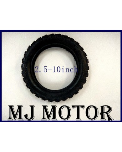 10 INCH 2.5-10 REAR KNOBBY TYRE PIT PRO DIRT BIKE TRAIL BIKE