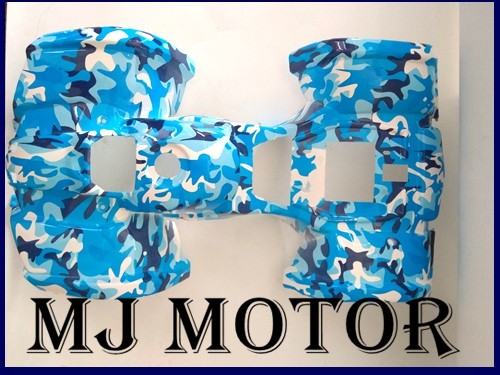 49cc farm Quad Plastic Fairing + Foot Rest+ Font Light+Chain Guard ATV DIRT BIKE