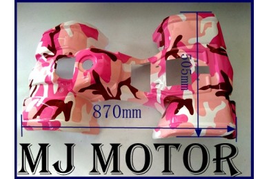 49cc farm Quad Plastic Fairing + Foot Rest+ Font Light+Chain Guard ATV DIRT BIKE