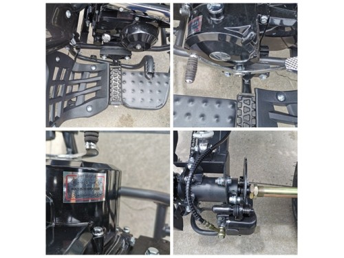 125CC ATV Sport Quad Dirt Bike 4 Wheel Buggy Go kart Rear Rack Semi Auto 3+1