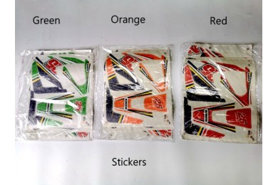 Sticker Decal Kit Fairing 70/90/110/125cc Dirt bike Pit Bike Green Orange Red