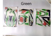 Sticker Decal Kit Fairing 70/90/110/125cc Dirt bike Pit Bike Green Orange Red