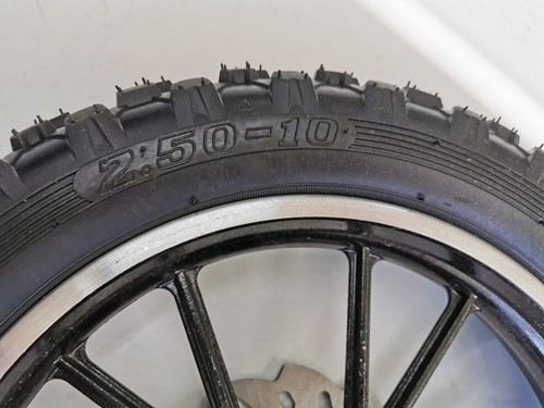 2.5-10 10 INCH FRONT WHEEL DISC PIT PRO DIRT BIKE TRAIL BIKE 49CC 50CC DIRT BIKE