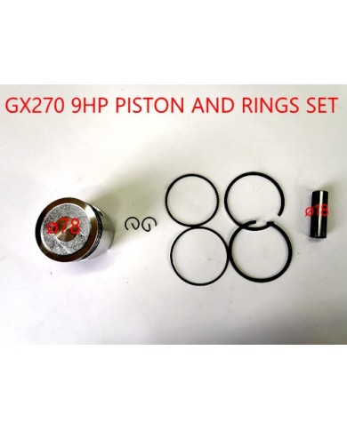 18mm 78mm Pin Piston Rings Kit HONDA STATIONARY COPY 9HP GX270 ENGINE GOKART