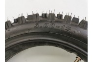 3.00-12 80/100-12 REAR KNOBBY TYRE +TUBE 12 INCH PIT PRO DIRT BIKE TRAIL BIKE