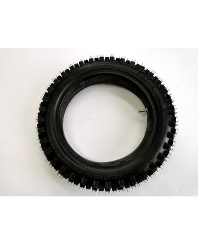3.00-12 80/100-12 REAR KNOBBY TYRE +TUBE 12 INCH PIT PRO DIRT BIKE TRAIL BIKE