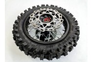80/100-10 WHEEL KNOBBY TYRE +TUBE WITH DISC 12 INCH DIRT BIKE DISC SPROCKET 12MM