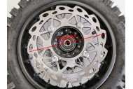 80/100-10 WHEEL KNOBBY TYRE +TUBE WITH DISC 12 INCH DIRT BIKE DISC SPROCKET 12MM