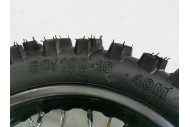 80/100-10 WHEEL KNOBBY TYRE +TUBE WITH DISC 12 INCH DIRT BIKE DISC SPROCKET 12MM