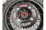 80/100-10 WHEEL KNOBBY TYRE +TUBE WITH DISC 12 INCH DIRT BIKE DISC SPROCKET 12MM