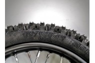 60/100-12 FRONT WHEEL KNOBBY TYRE +TUBE WITH DISC 12 INCH DIRT BIKE TRAIL BIKE