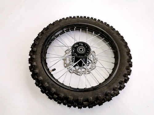 2.50-14 60/100-14 FRONT WHEEL KNOBBY TYRE +TUBE WITH DISC 14 INCH DIRT PIT BIKE