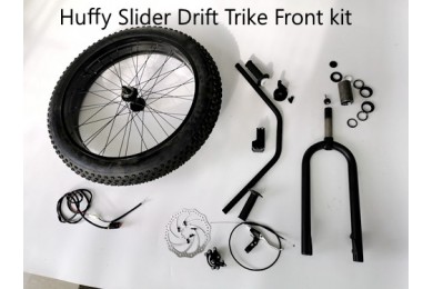 Drift Trike Motorised Huffy Slider fork handlebar front Fat 26 inch Wheel kit